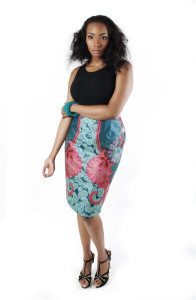 Aele African Print Skirt