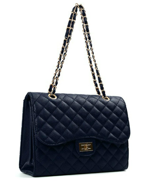 Amazon Quilted Shoulder Bag Embossed Purse