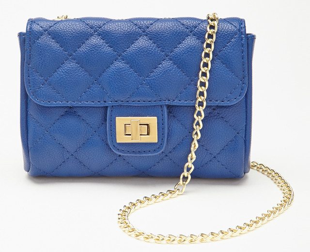 forever 21 Quilted Faux Leather Crossbody